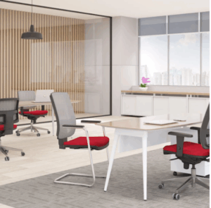 Cadeiras Plaxmetal: Qualidade e Estilo para Ambientes Corporativos